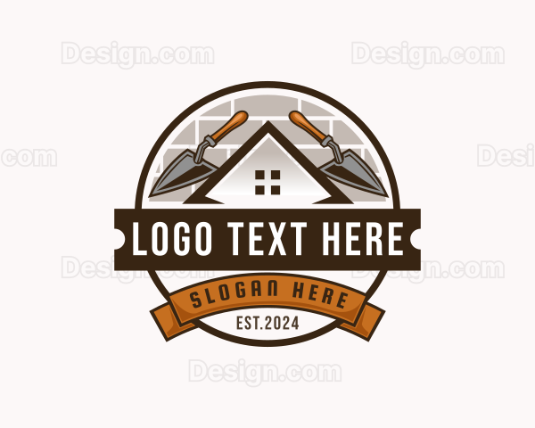 Masonry Contractor Builder Logo