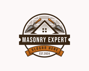 Masonry Contractor Builder logo design