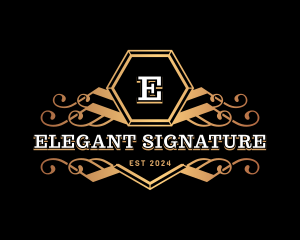 Elegant Luxury Crest logo design