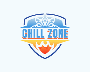 Cooling Heat Ventilation logo design