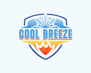 Cooling Heat Ventilation logo design