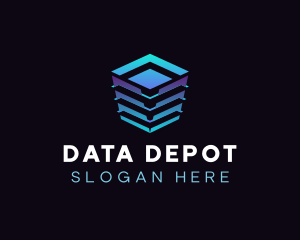 Digital Data Cube logo design