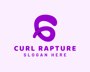 Cursive Loop Letter G logo