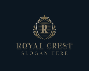 Premium Ornamental Crest logo design