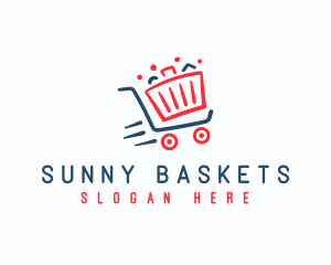 Shopping Cart Basket logo design