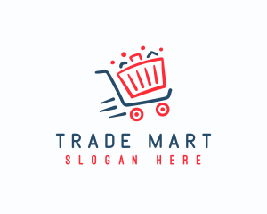 Shopping Cart Basket logo design