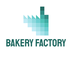 Digital Pixel Factory logo design