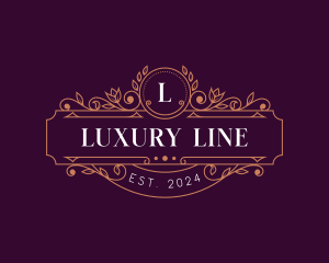 Luxury Floral Ornament logo design