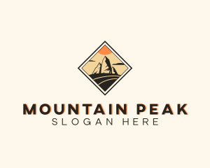 Valley Mountain Peak logo design