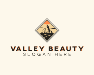 Valley Mountain Peak logo design