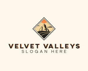 Valley Mountain Peak logo design