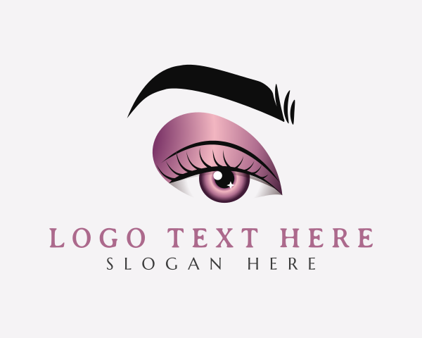 Brow Lamination logo example 2