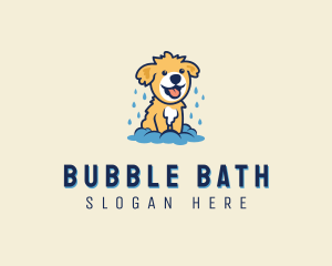 Bathing Puppy Dog logo