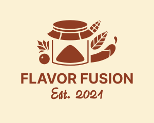 Mason Jar Ingredients logo design