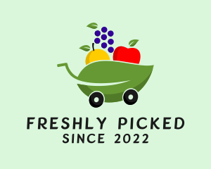 Grocery Supermarket Cart  logo design