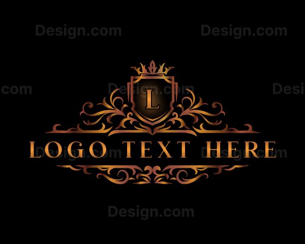 Luxury Shield Crown Logo