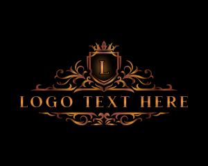 Luxury Shield Crown logo