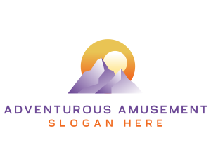 Mountain Peak Adventure logo design