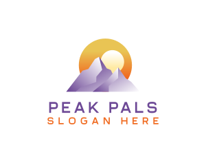 Mountain Peak Adventure logo design