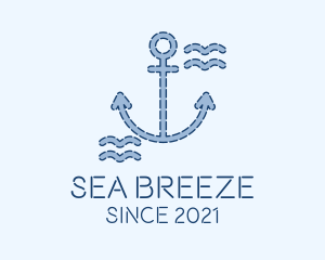 Blue Anchor Nautical  logo design