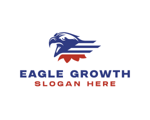 American Eagle Stripes logo design