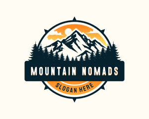 Mountain Pine Tree Adventure logo design