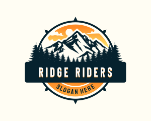 Mountain Pine Tree Adventure logo design