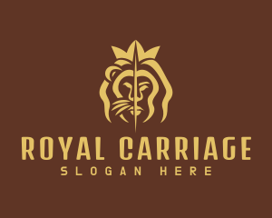 Royal Lion Crown logo design