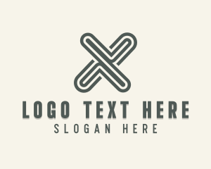Creative Studio Letter X logo