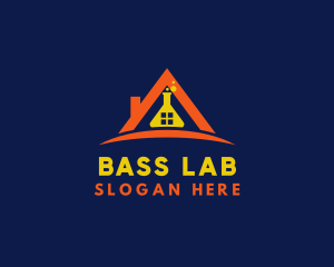 Chemistry Laboratory Experiment logo design