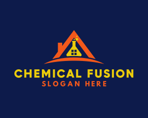 Chemistry Laboratory Experiment logo design