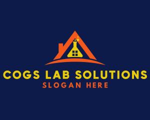 Chemistry Laboratory Experiment logo design