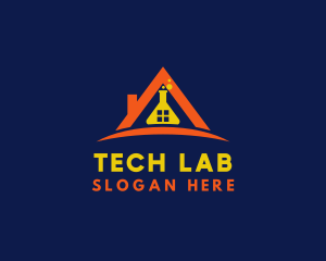 Chemistry Laboratory Experiment logo design