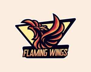 Phoenix Bird Gamer logo design