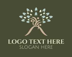 Evergreen - Organic Tree Lifestyle Boutique logo design