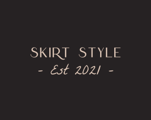 Beauty Style Text logo design