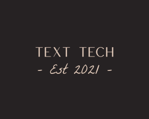 Beauty Style Text logo