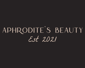 Beauty Style Text logo design