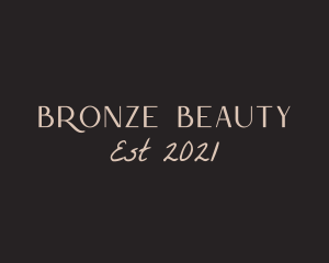 Beauty Style Text logo design