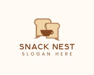 Bread Cafe Chat  logo design