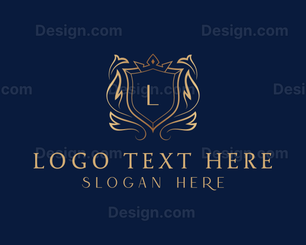 Elegant Fashion Shield Logo
