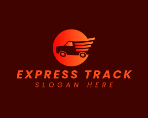 Truck Delivery Express logo design