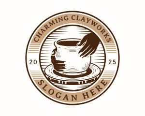 Pottery Clay Pot logo