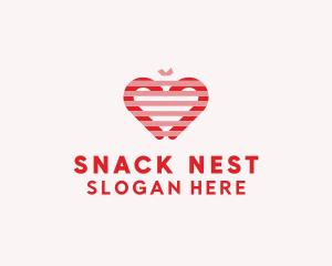 Sugar Cane Heart  logo design