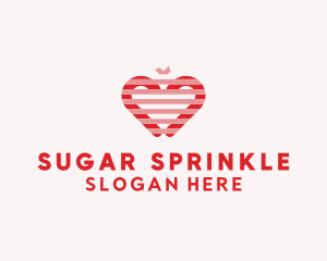 Sugar Cane Heart  logo design