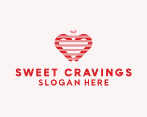 Sugar Cane Heart  logo design