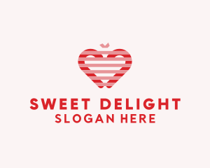 Sugar Cane Heart  logo design