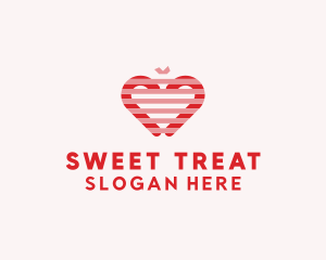 Sugar Cane Heart  logo design