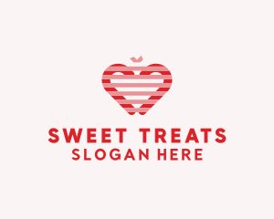 Sugar Cane Heart  logo design