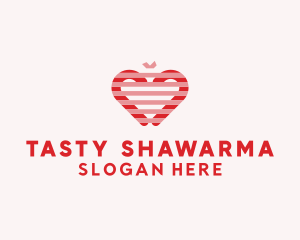 Sugar Cane Heart  logo design